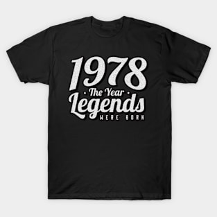 1978 Birth Year T-Shirt